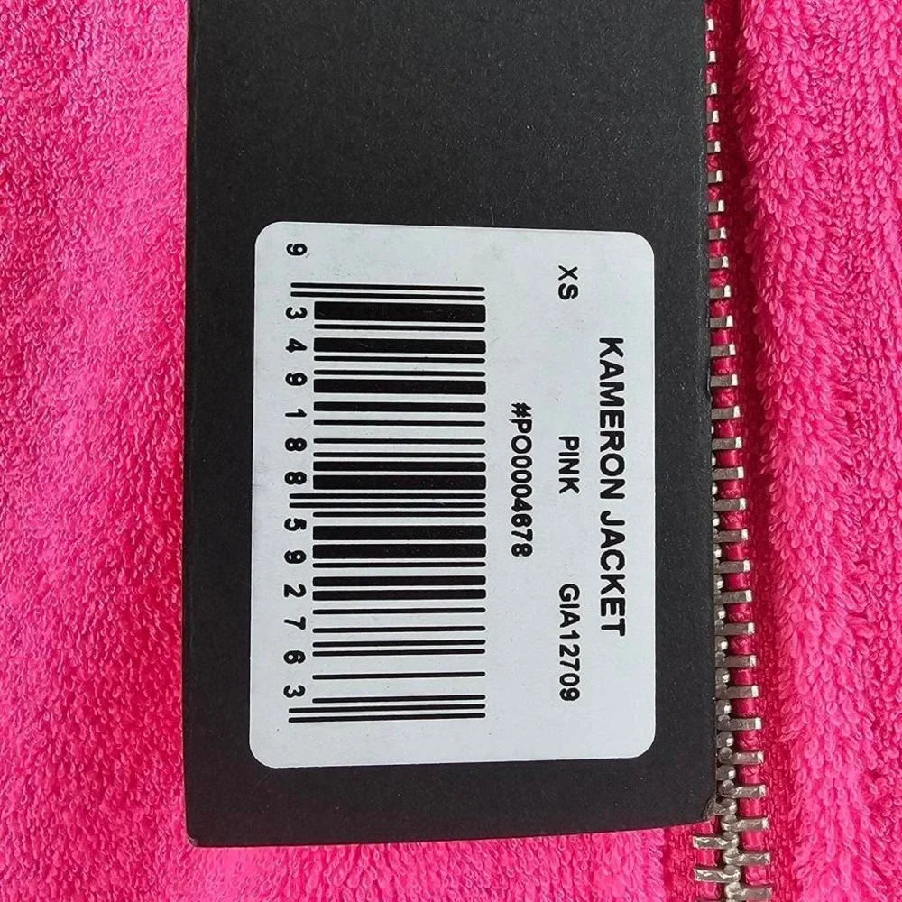 I.AM.GIA‎ Women's XS Hoodie Kameron Jacket ZIp Up Pockets Pink
